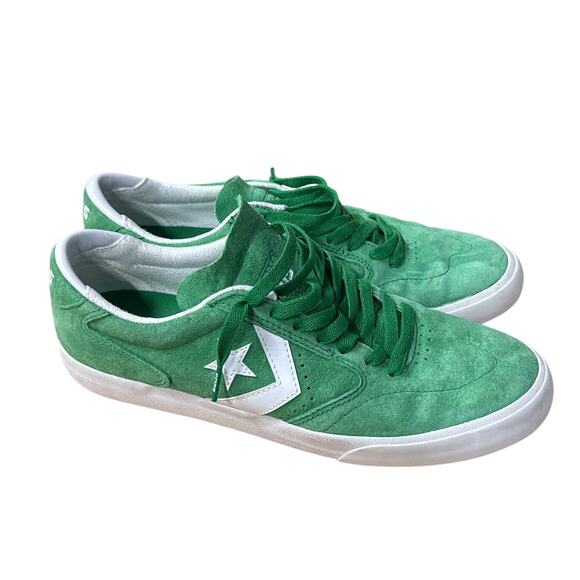 Converse Checkpoint Pro Low Green Suede Skate Shoes Men’s 10.5 main image 7